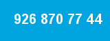 926 870 77 44 926 870 77 44